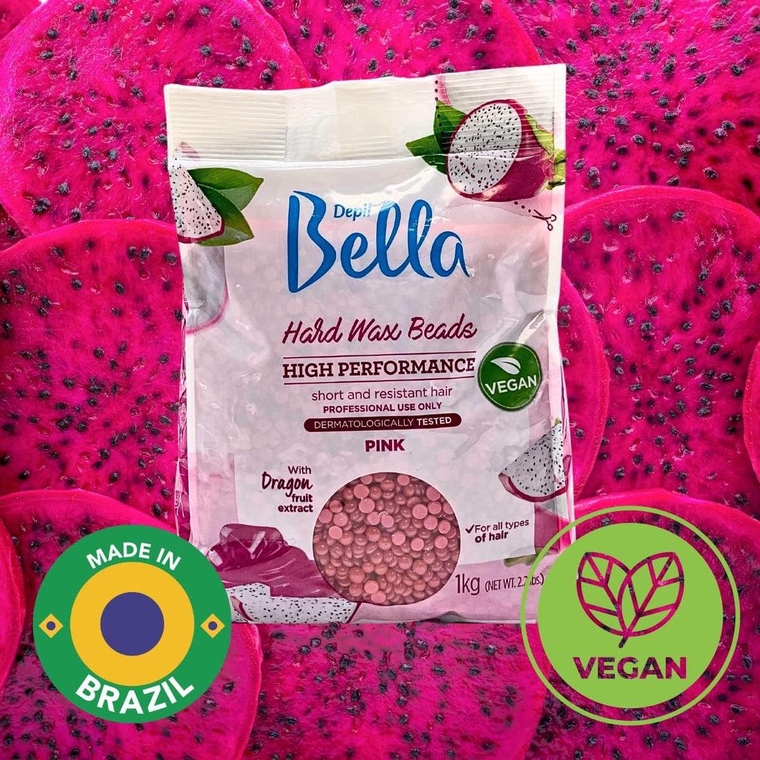 Depil Bella Cera Depilatória Confete Pink 250g