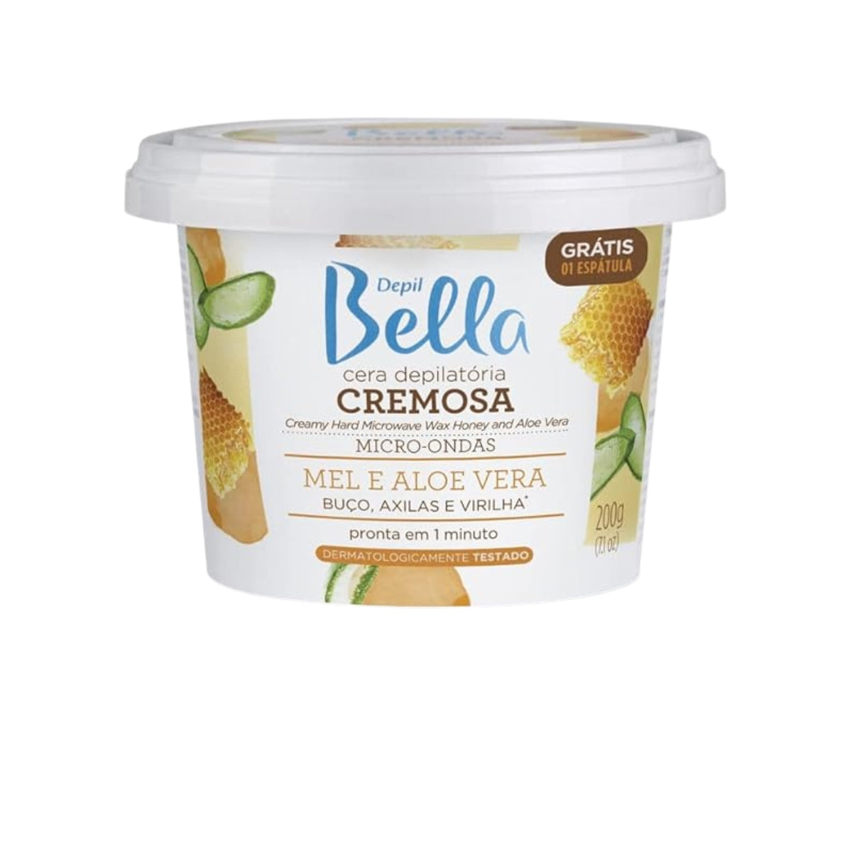 Depil Bella Cera para Microondas Mel 200g