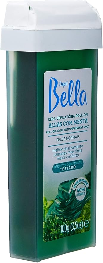 Depil Bella Cera Depilatória Refil Roll-On Algas 100g
