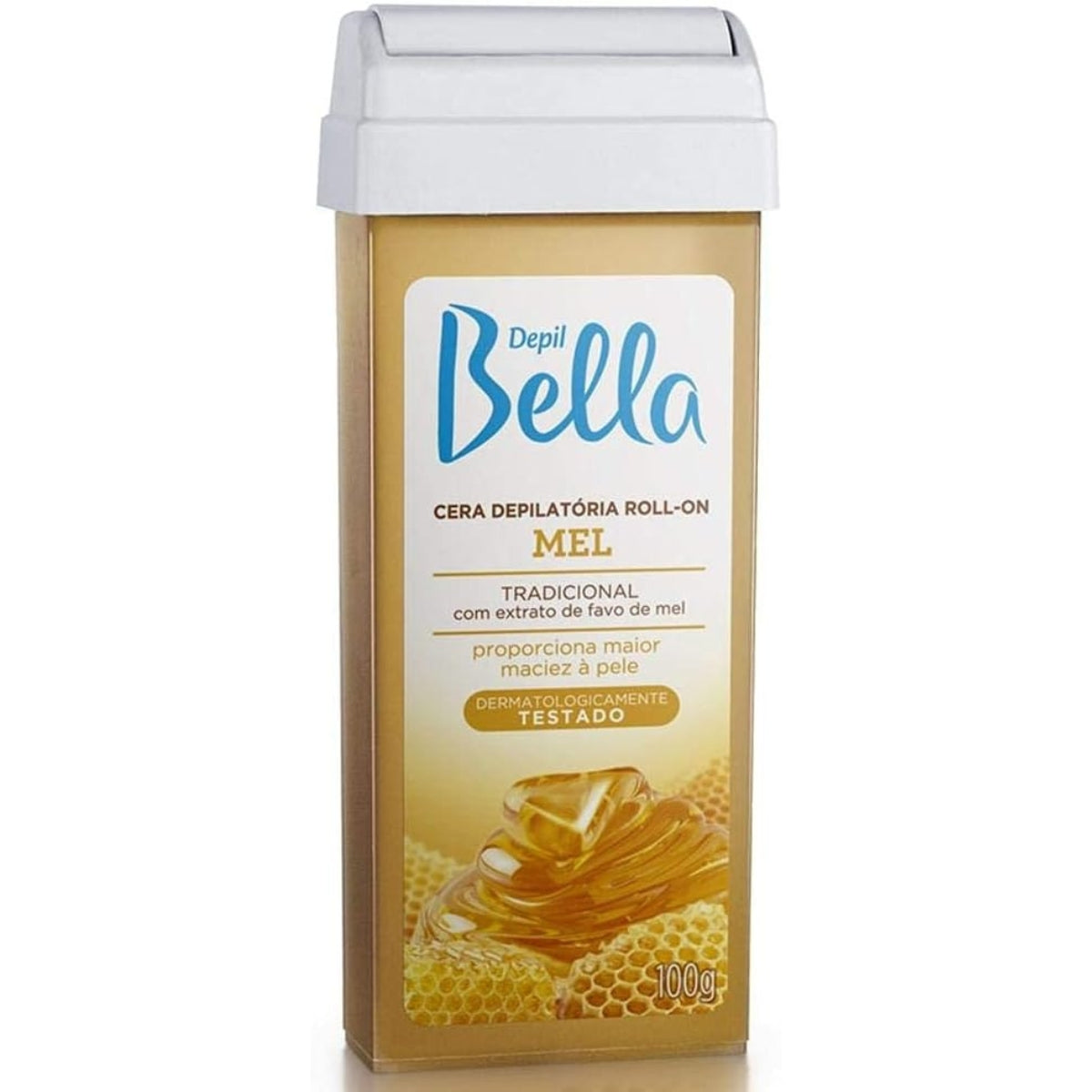 Depil Bella Cera Depilatória Refil Roll-On Mel 100g