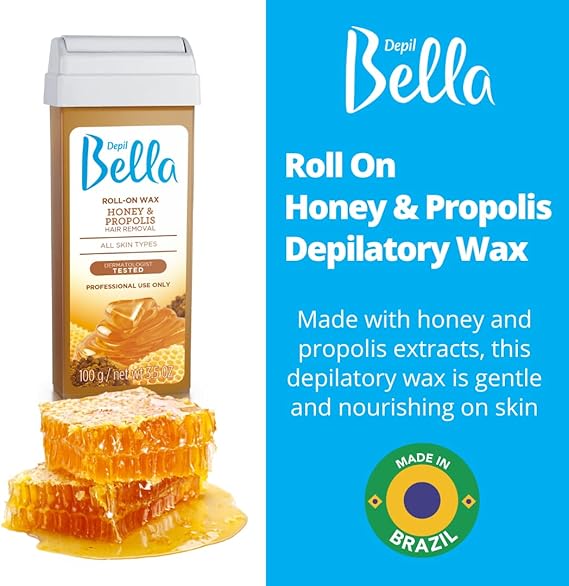 Depil Bella Cera Depilatória Refil Roll-On Própolis 100g