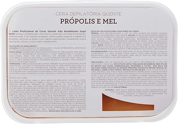 Depil Bella Cera Depilatória Própolis 400g