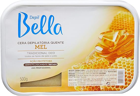 Depil Bella Cera Depilatória Mel de Abelha 500g