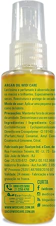 Widicare Óleo Hidratante Argan Oil 60ml