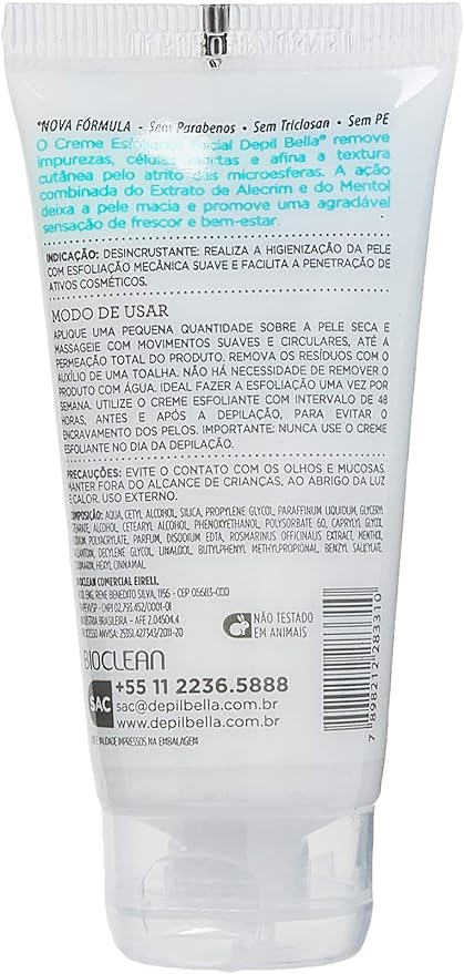 Depil Bella Creme Esfoliante Facial Alecrim 50g