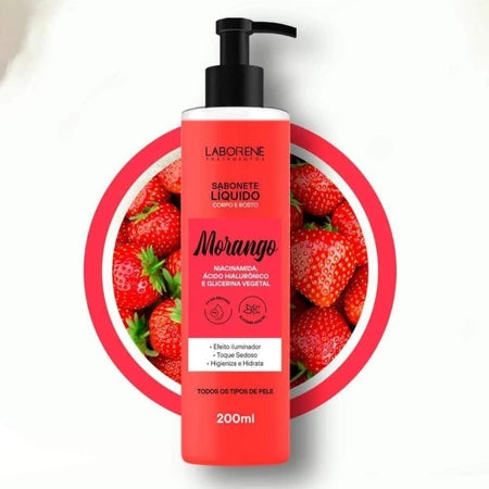 Laborene Sabonete Líquido Morango 200ml