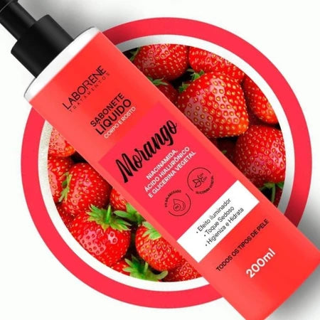 Laborene Sabonete Líquido Morango 200ml