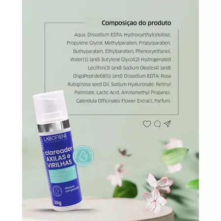 Laborene Creme Clareador Axilas e Virilha 30g