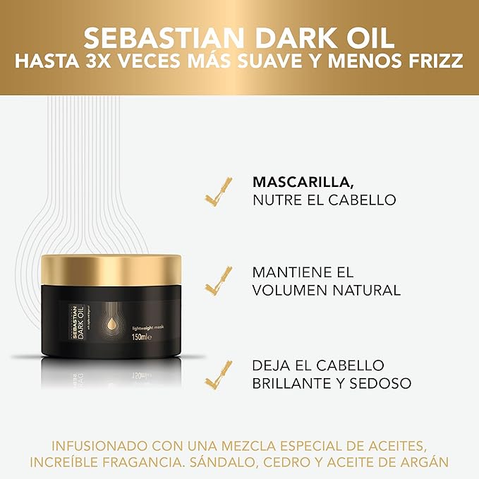 Sebastian Máscara Dark Oil 150ml