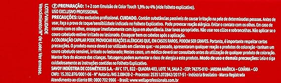 Color Touch Tonalizante 6/77 Louro Escuro Marrom Intenso