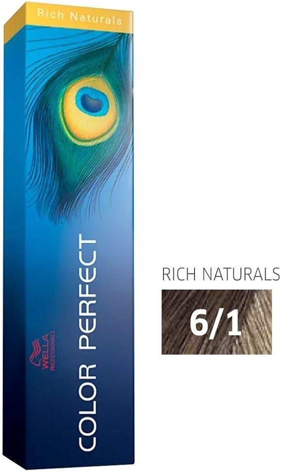 Color Perfect Tintura 6.1 Louro Cinza Natural Rico
