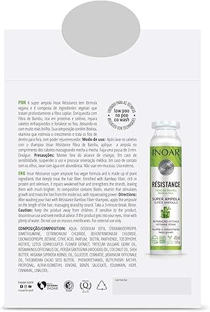Inoar Ampola Resist Bambu 45ml