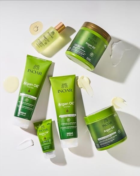 Inoar Kit Argan Hidratante Shampoo e Condicionador 1L