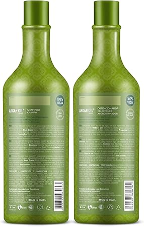 Inoar Kit Argan Hidratante Shampoo e Condicionador 1L