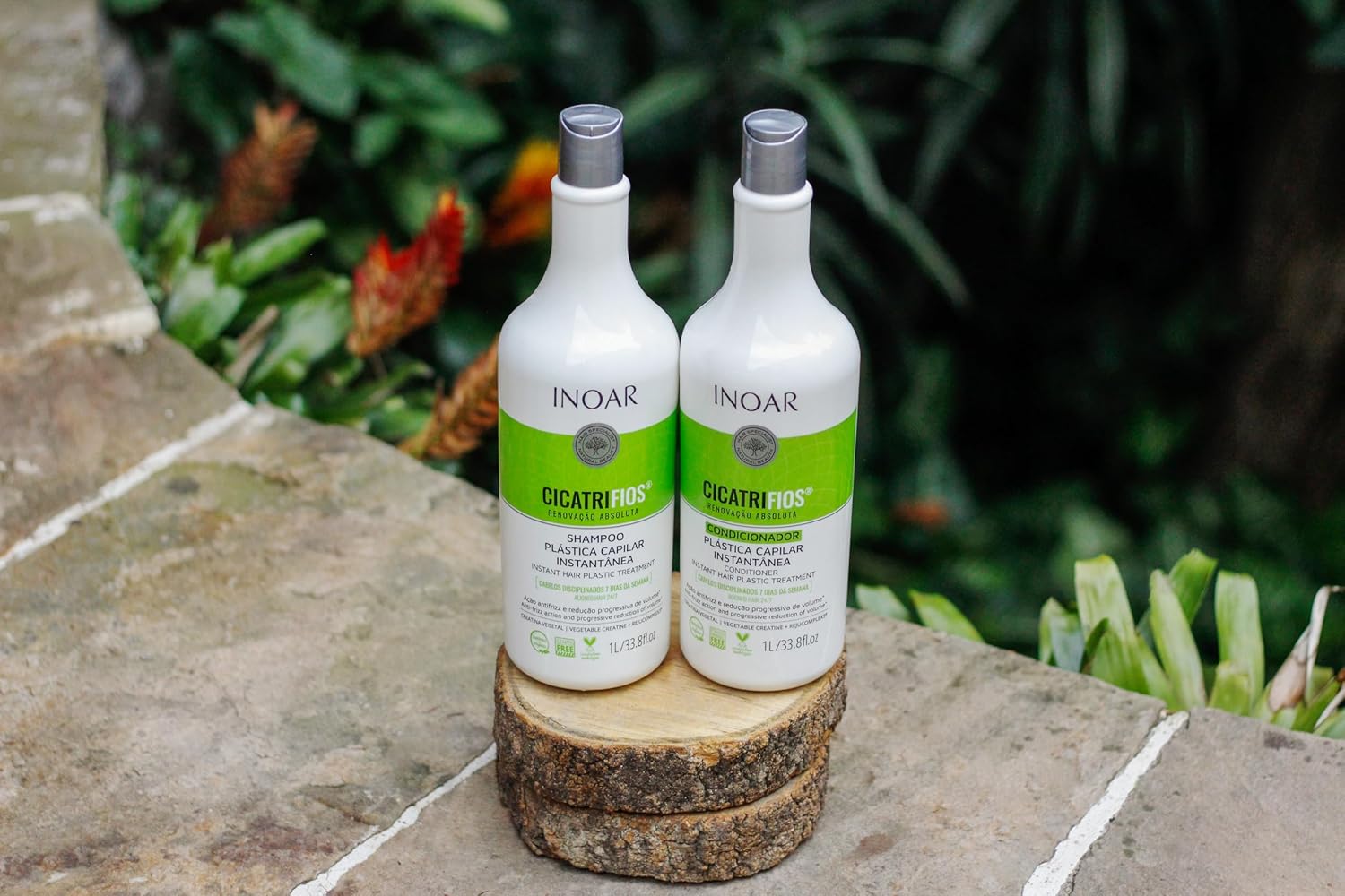 Inoar Kit CicatriFios Shampoo e Condicionador 1L
