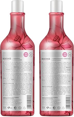 Inoar Kit Resist Flor de Lótus Shampoo e Condicionador 1L