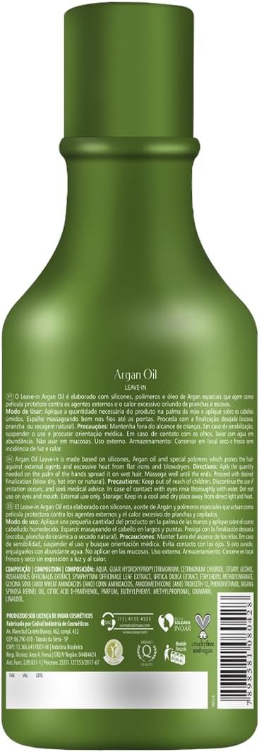 Inoar Leave-in Argan Hidratante 250ml