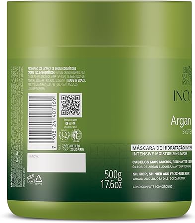 Inoar Máscara de Tratamento Argan 500g