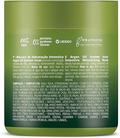 Inoar Máscara de Tratamento Argan 500g