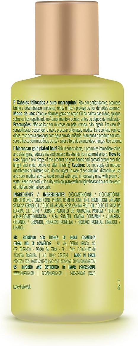 Inoar Óleo Reparador de Pontas Argan 60ml