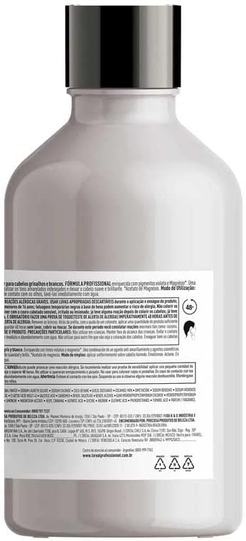 Loreal Shampoo 1,5L Magnesium Silver