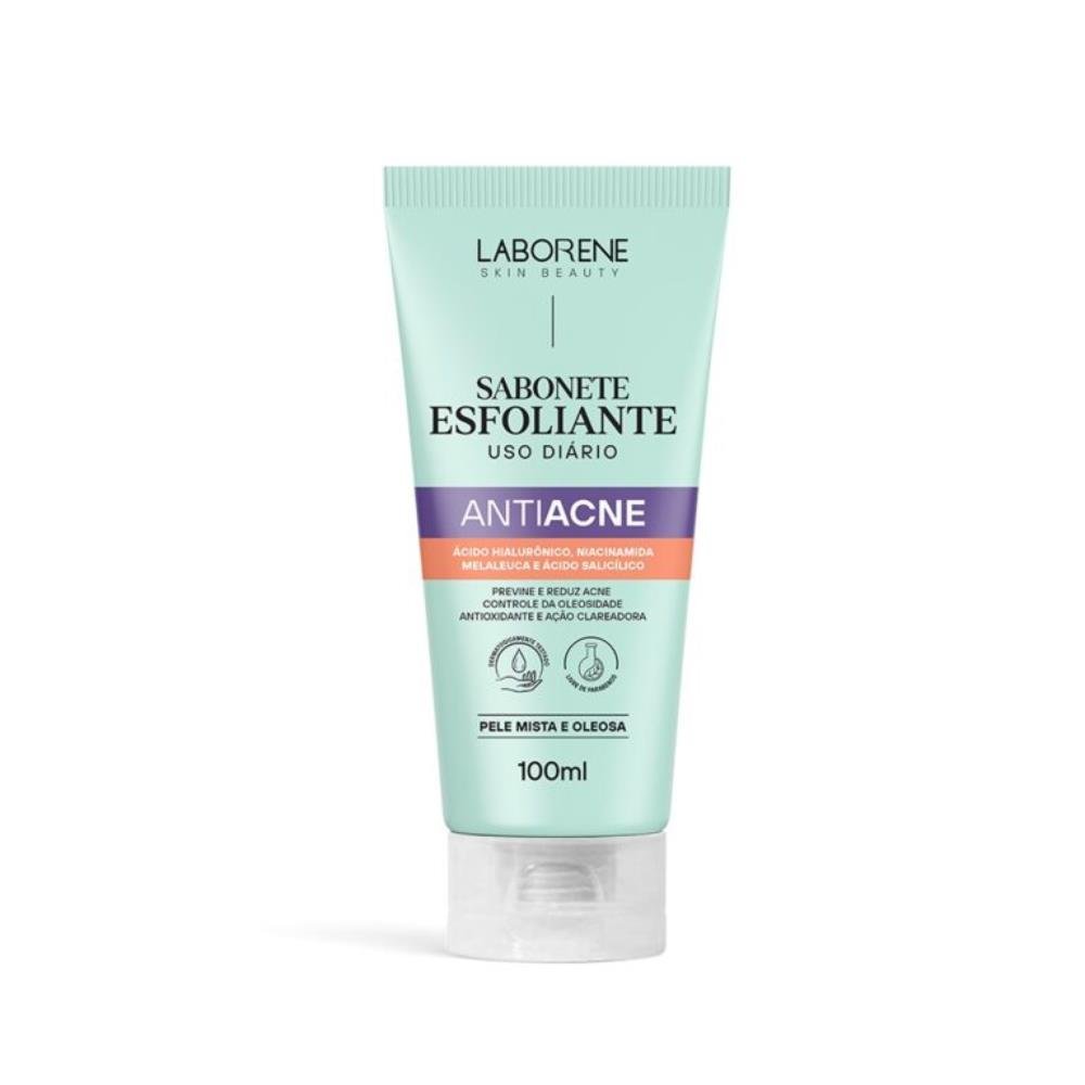 Laborene Sabonete Facial Antiacne Bisnaga 100ml
