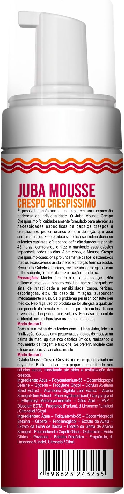Widicare Mousse 200ml Juba Crespo Crespissimo