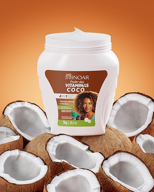 Inoar Creme De Tratamento 1 Kg Coco