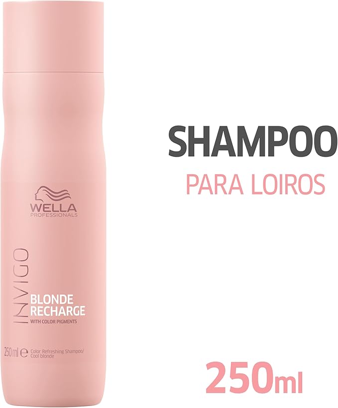 Wella Shampoo 250ml Invigo Blond Recharge Cool Prof