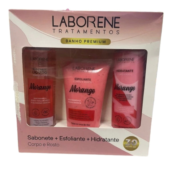 Kits Laborene Sabonete + Esfoliante + Hidratante