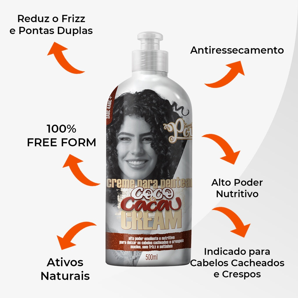 Soul Power Creme para Pentear Coco e Cacau 500ml